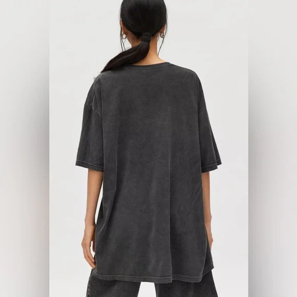 UO Rolling Stones Skeleton Graphic T-Shirt Dress - Picture 4 of 4